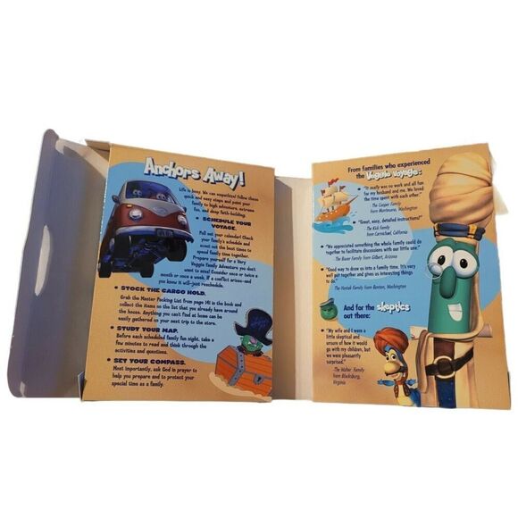 Jonah A Veggietales Movie Very Veggie Family Adventure VHS All Work No Play - Picture 3 of 6